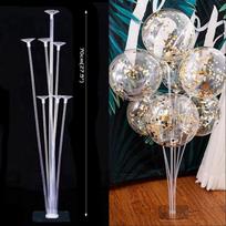 7tubes Balloons Stand Wedding Table Balloon Holder Column Birthday Party Decoration Kids Baby Shower Confetti Ballons Support as photo