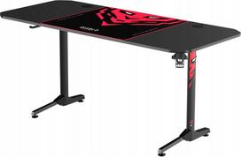 Kompiuterinių žaidimų stalas Diablo X-Mate 1600, 160 cm x 75 cm, 75 cm, juoda sp./raudona sp.