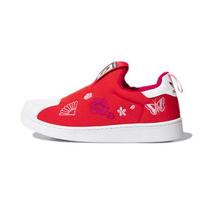 Adidas Disney X  Originals Superstar 360 Comfortable Durable Low-Top Kids Skate Shoes Kids sneaker Red Q46303 33½