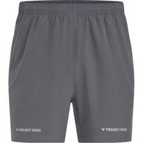 Under Armour Project Rock Solid Comfortable Breathable Training Shorts Men Shorts Rhinoceros-Gray 1384217-025 M
