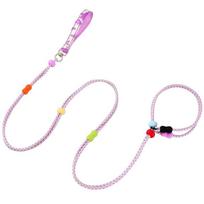 The multi-functional collar, leash, chest strap, adjustable pet leash and p chain for taking dogs out to prevent them from breaking free violetinė