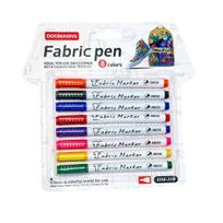 8/12 vnt. Audinio rašiklis, Idealiai tinka naudoti ant audinio, aksesuarų ir tekstilės, PASIDARYK pats marškinėlių, kuprinės, batų 8pcs