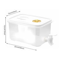 3.5/10L Cold Water Pitcher Fridge Beverage Dispenser with Spigot BPA-Free Iced Juice Jug Refrigerator Cold Water Kettle for Home