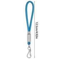 Paracord Lanyard For Keys Heavy Duty Paracord Keychain Clip Badge Holder Buckle Lock Clip Rope Hook 3 Key Rings For Outdoor