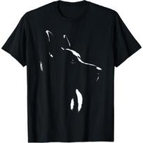 German Shepherd Silhouette Graphic For Men Women T-Shirt S juoda