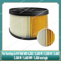 Filters Compatible For Karcher WD 4.200 /  5.200 M / 5.300 M / 5.500 M / 5.800 eco!ogic, 6.414-960 Parts