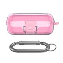 Flexible Guard Shockproof Shell Earbud Sleeve Housing Antidust Skin Washable Soft TPU Cover Protective Case for WF-C510 skaidri rausva spalva