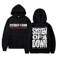 90s Vintage Rock Band Print Hoodie Men Women Alternative Metal Music Sweatshirt Men's Gothic Hoodies S