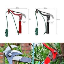 Telescopic High-branch Scissors Fruit Picker High-altitude Scissors High-altitude Pruning Scissors Trimming Branches Garden Tool Black Standard