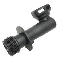 For Karcher K2-K3 Pressure Washer Water Inlet Elbow Pipe, Black Connector For Car Washing And Versatile Outdoor Cleaning Part