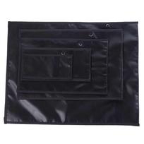 Waterproof RFID Signal Blocking Pouch Signal Blocker Black Signal Shielding Bag Document Bag Fireproof Faraday Pouch