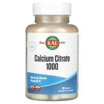 KAL, kalcio citratas 1000, 1000 mg, 90 tablečių (333mg vienoje tabletėje)