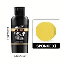 Laikrodžių poliravimas - Dirželio įbrėžimų taisymo kremas, Metalinių papuošalų oksidacijos šalinimo priemonė, Nerūdijančio plieno paviršiaus įbrėžimų šalinimo pasta, 30g