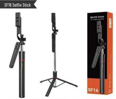 SF16 Stability Bluetooth Selfie Stick & Tripod – Portable, Anti-Shake, Ideal for Travel and Live Broadcasting.