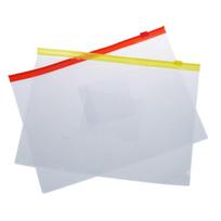 M-Modern-20PCS Plastic Slider Zip Lock Bags Files Holder For A5 Paper