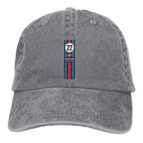 Washed Unisex's Baseball Cap Racing Team Trucker Snapback Caps Dad Hat Martini Racing Golf Hats One Size