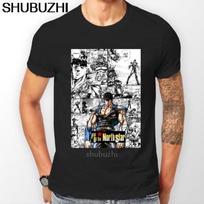 Fist of the North Star Manga Hokuto No Ken Anime Tshirt TShirt Tee 4XL 5XL men cotton tshirts 4XL 5XL euro pl sbz8271 S