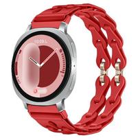 Band For Samsung Galaxy Watch 8/8 classic/Ultra 47mm 44mm 40mm 46mm Skeleton Chain Silicone Bracelet correa Galaxy Watch 8 Strap Galaxy Watch 8 40mm