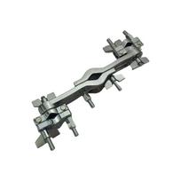 Double Drum Cymbal Mounting Clamp Boom Arm Mount Bracket Holder Adjustable Metal Cowbell Clamp for Drummer Drum Hardware 1