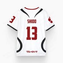 Mens Blue Lock Anime Jersey Sae Itoshi Cosplay 3D Print T-Shirt Fashion Oversized S