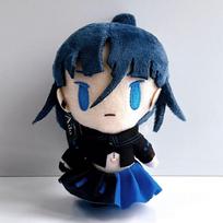 New 20cm Q Version Yamato Nadeshiko Anime Cartoon Ado Hibana Kimono Plush Doll Girl Kawaii Bedroom Pillow Ornament Birthday Gift 12cm-30cm