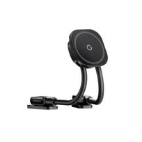 Baseus PrimeTrip C03s Pro Magnetic Clamp Car Mount Wireless Charging 15W Cosmic juodos spalvos