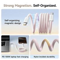 Baseus Dynamic 4 Pro Series Data Cable USB-C – USB-C 100W 1m Baby Pink