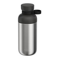 Juodos spalvos/sidabrinės spalvos iš nerūdijančio plieno butelis 500 ml Vita – Mepal