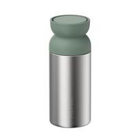 Sidabrinės spalvos/šalavijo spalvos iš nerūdijančio plieno termo puodelis 350 ml Ellipse – Mepal