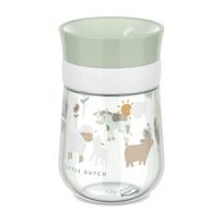 Šviesiai žalios spalvos iš plastiko vaikiškas puodelis 300 ml Little Farm – Mepal