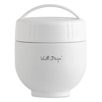 Baltos spalvos iš nerūdijančio plieno maistui termosas 680 ml Fuori – Vialli Design