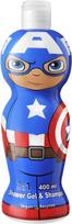 Dušo želė ir šampūnas AIR-VAL Captain America 2in1, 400 ml