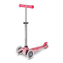 Paspirtukas Micro Mini Deluxe Glow Plus LED Frosty Pink