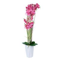 Dirbtinė gėlė vazone, orchidėja Home4you Garden Queen, rožinė sp., 132 cm