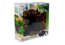 Interaktyvus žaislas voras Lean Toys Black Widow, 30 cm, juoda sp.