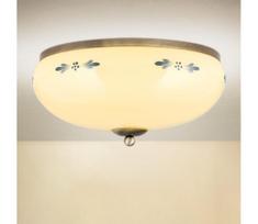 Orion - Lubinis šviestuvas LANDHAUS 3xE27/60W/230V Ø 35 cm bronzinė/smėlinė/mėlyna