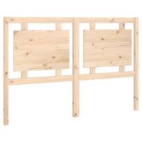 vidaXL Lovos galvūgalis, 145,5x4x100cm, pušies medienos masyvas