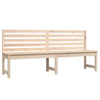 vidaXL Sodo suoliukas, 201,5cm, pušies medienos masyvas