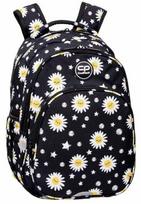 Mokyklinė kuprinė CoolPack Base Plus Daisy, balta sp./juoda sp., 29 cm x 16 cm x 44 cm