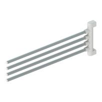 Pakaba Sepio, 485 mm x 20 mm x 172 mm, balta sp./sidabro sp.