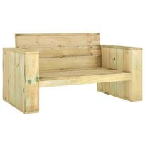 vidaXL Sodo suoliukas, 139cm, impregnuota pušies mediena