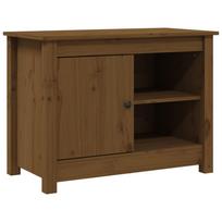 vidaXL Televizoriaus spintelė, medaus ruda, 70x36,5x52cm, pušis