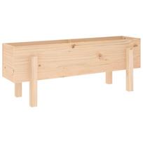 vidaXL Aukštas sodo lovelis, 101x30x38cm, pušies medienos masyvas