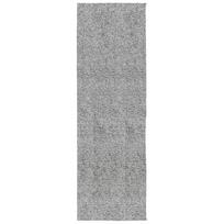 vidaXL Shaggy kilimas PAMPLONA, pilkas, 80x250cm, aukšti šereliai