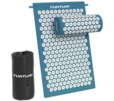 Tunturi Acupressure Mat And Pillow, Petrol Blue