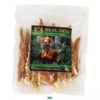 Real Dog Snack vištienos file ant odos pagaliukų, skanėstas šunims; 500g