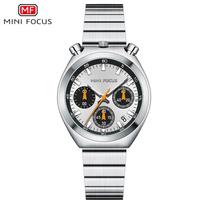 MINIFOCUS Women's Multifunctional Panda and Little Monster Steel Band Wristwatch