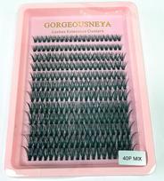 10 Rows Of Glue-Free Comics Diy False Eyelashes Single Cluster Natural Simulation Mother Is Not Naked Makeup Curl