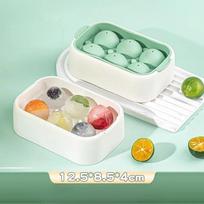 1PC Silicone Gel Ice Lattice Frozen Ice Cube Artifact Ice Making Mold Household Silicone Tray with Lid