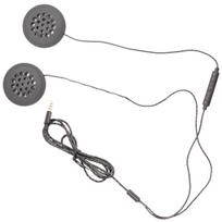 BAAU 3X Motorcycle Helmet Headset Speakers 3.5mm Jack Wired Headphones Earphone Headphone with HD Microphone NONE
